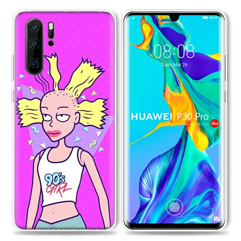 Потрясающий чехол Rugrats для huawei P20 P30 P Smart Z Plus P10 P9 P8 mate 10 20 lite Pro, роскошные силиконовые чехлы для телефонов - Цвет: 02