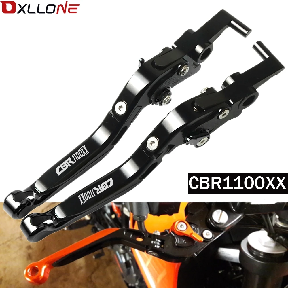 

High Quality CNC Motorcycle Folding Extendable Brake Clutch Levers For HONDA BR1100XXV/XXW/XXX/XXY XX-1/XX-2/XX-3 1996-2004