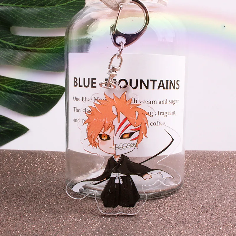 Аниме Bleach брелок японский мультфильм Kurosaki Ichigo акриловый автомобильный Подвески