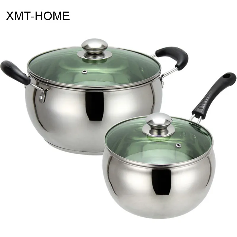 

XMT-HOME milk pot non-stick non-coating soup pots pans cooking induction saucepan brew kettle cookware milk pans 1pc