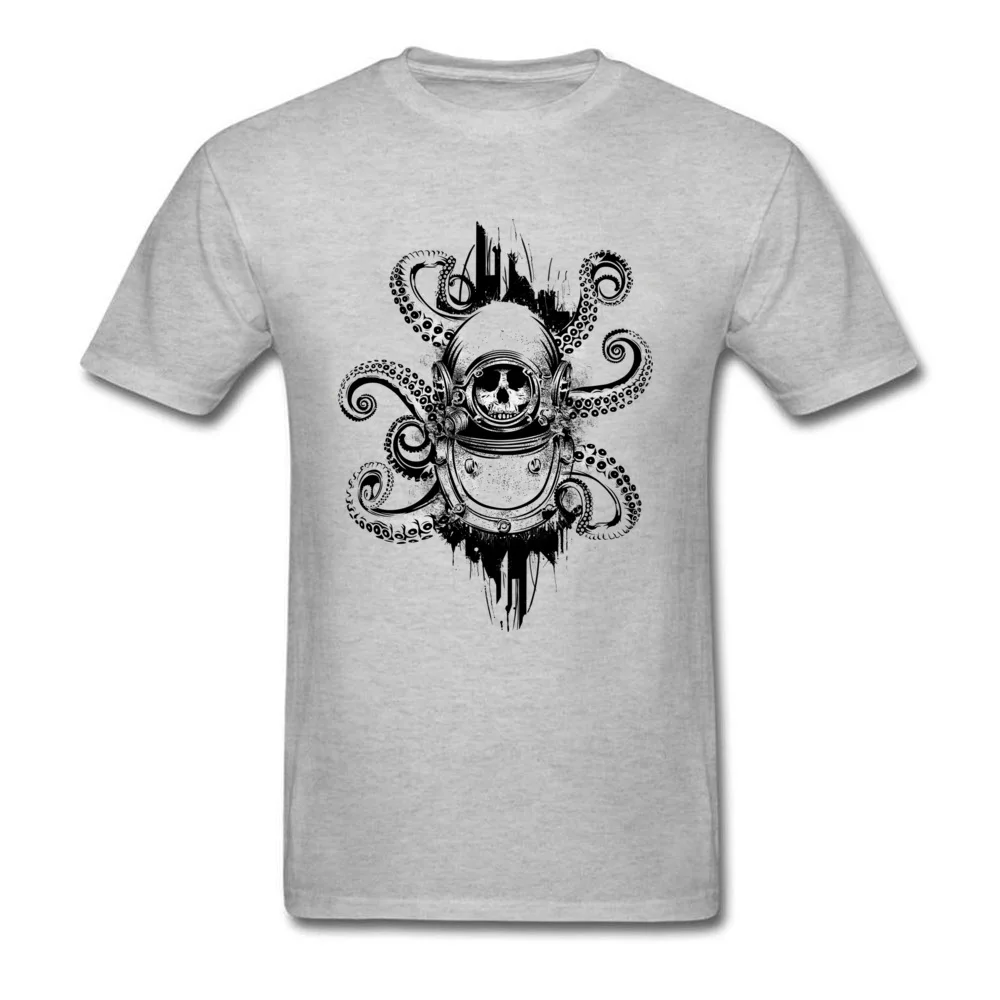  Men's T-shirts Death of the Diver Normal Tops Tees 100% Cotton Crewneck Short Sleeve Crazy T-shirts Summer Wholesale Death of the Diver grey