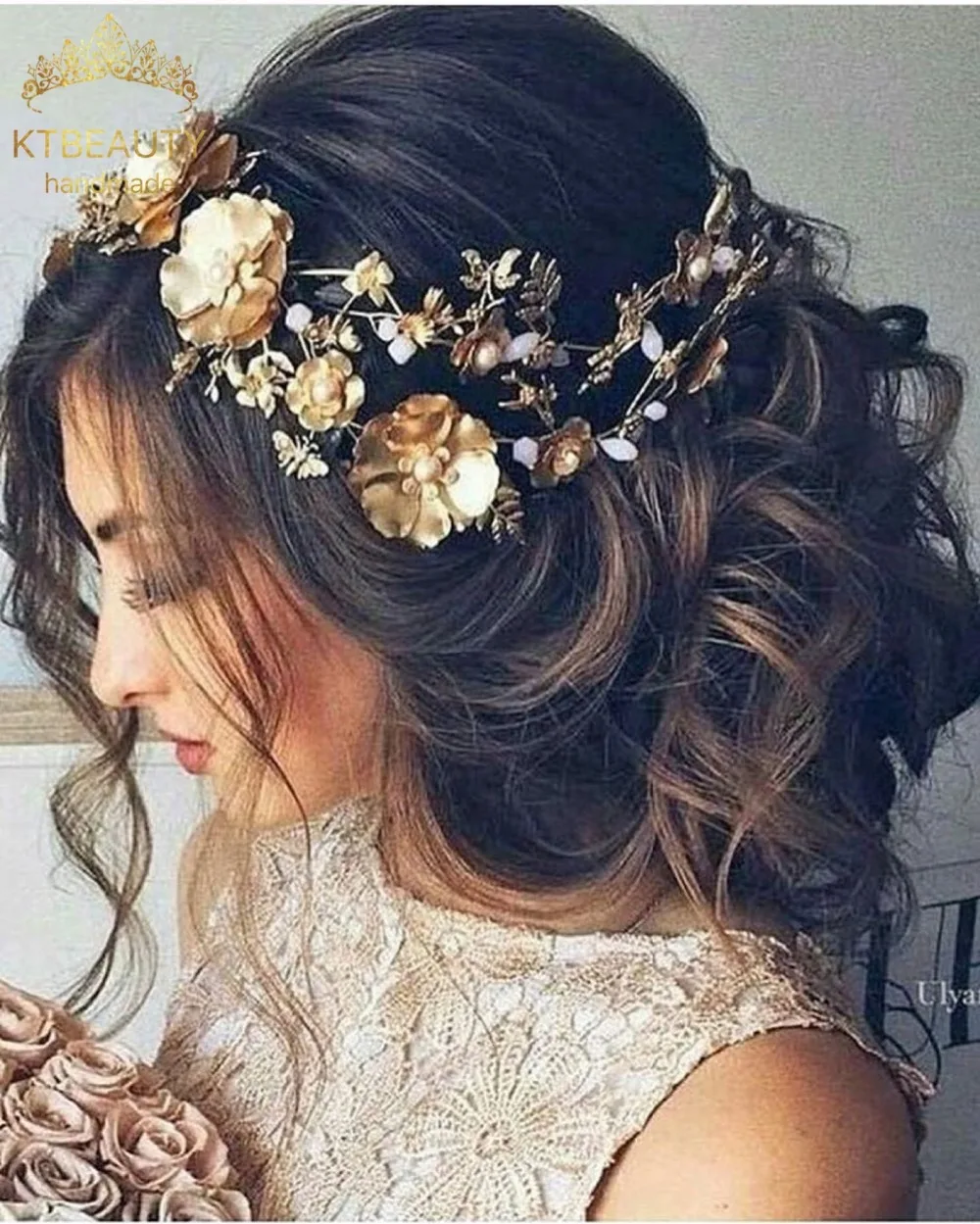 

One Set Luxury Golden Tiaras Royal Crystal Handmad Bridal Princess Bridal Wedding Hair Accessories Jewelry Tiaras Crowns