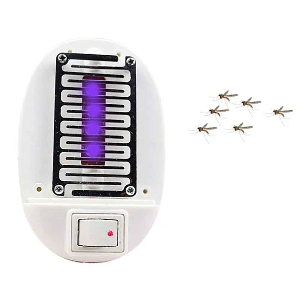 

Hot Sale LED Electric Mosquito Fly Bug Insect Trap Zapper Killer Night Lamp USA Plug Random Colors Mosquito Killer