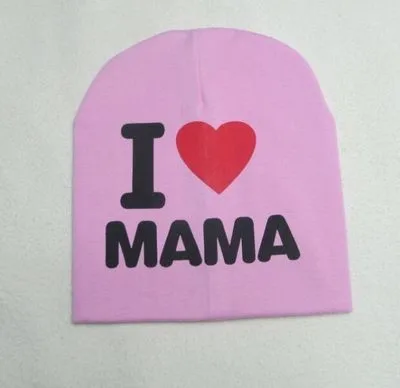 Новинка года; сезон весна-осень; детская шапка для новорожденных; реквизит для фотографий; вязаная шапка с надписью «I Love Papa Mama Baby»