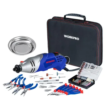 

WORKPRO 152PC Variable Speed Dremel Rotary Tool Electric Drill with Bit Sets Wood working Tool Set