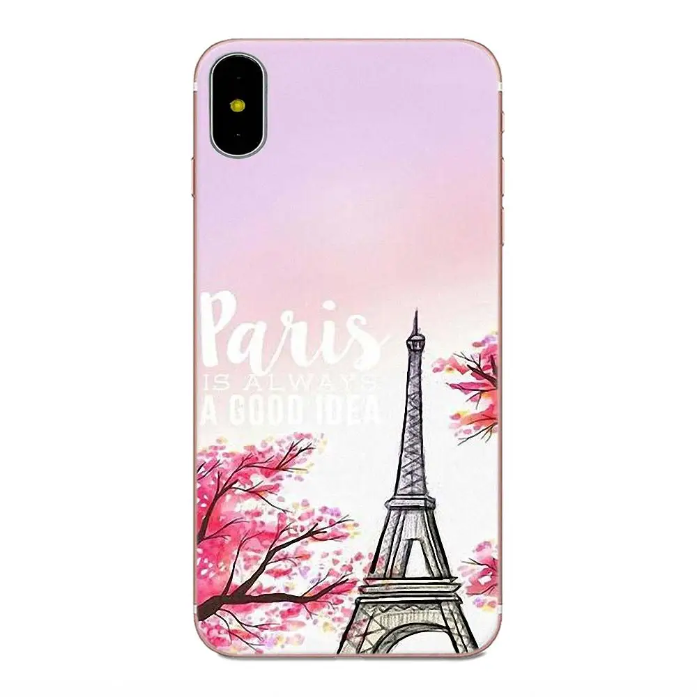 Чехол из ТПУ для Huawei Honor Mate Nova 2 6A 7A 7C 8C 8S 10 10i Y5 Y9 Lite P Smart GR5 2019 Париж Эйфелева башня