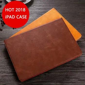 

Ultra Premium leather Portfolio Case For ipad air/2/ipad 9.7 2017/2018/iPad pro 9.7 Retro Auto Sleep/Wake Stand Flip Tab Funda
