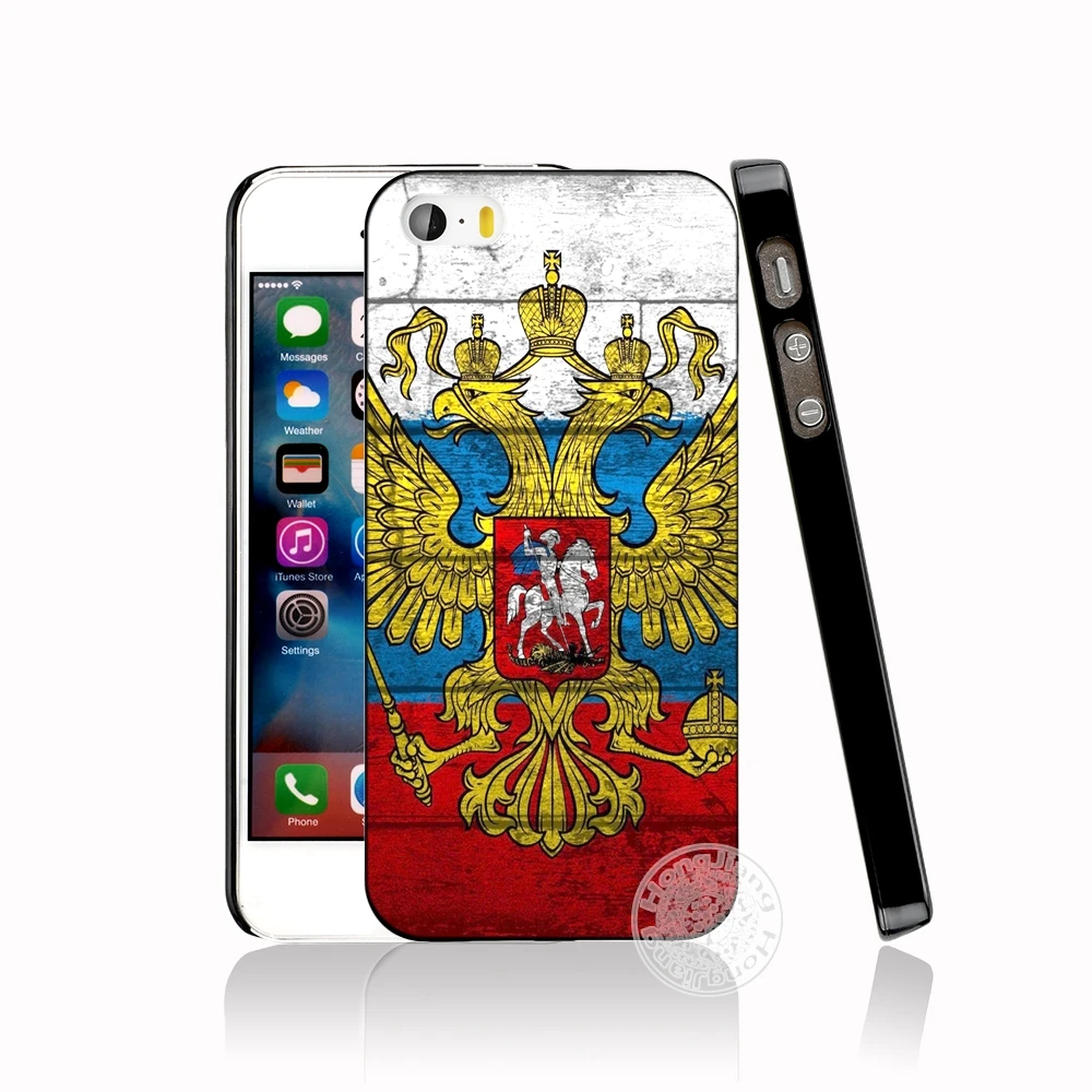 HAMEINUO ретро чехол для сотового телефона с флагом Российской Федерации iphone 6 4