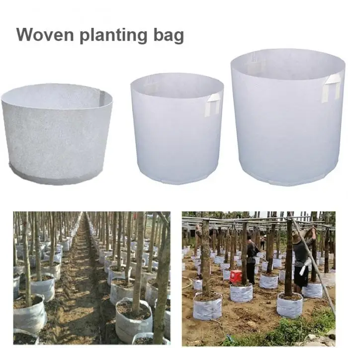 3 размера круглые тканевые горшки для растений мешок контейнер для выращивания мешок для Аэрации Контейнер для хранения