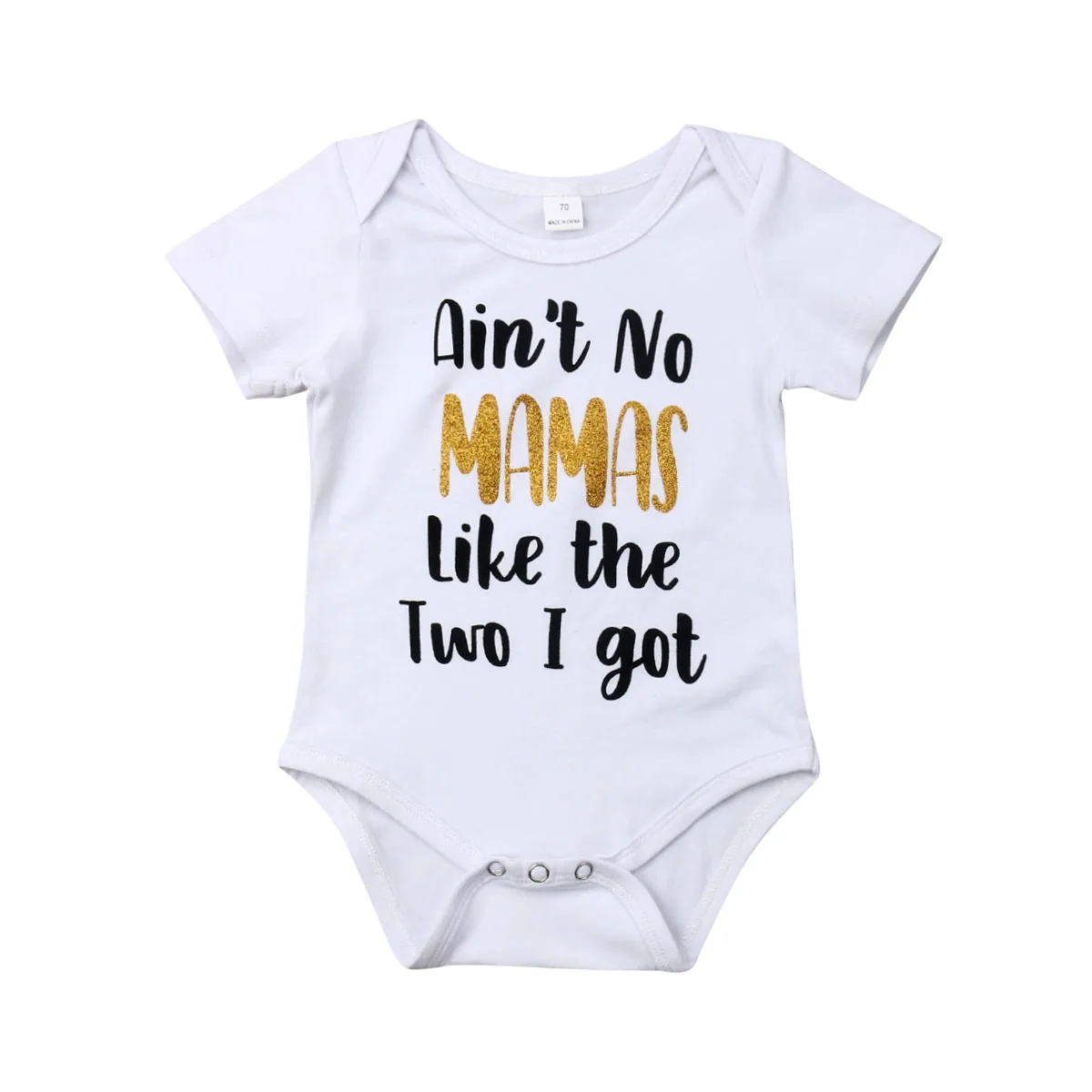 

Newborn Infant Baby Boy Girl Letter Short Sleeve Romper Jumpsuit Clothes Baby Clothing