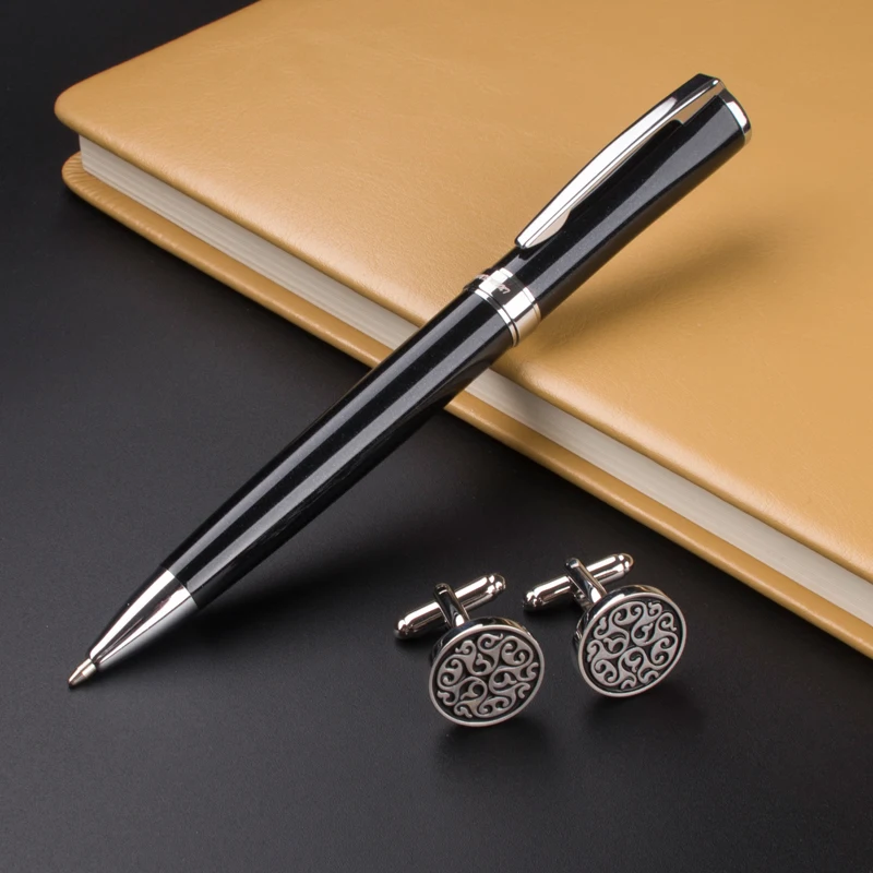 High Quality MONTE MOUNT brand black metal Ballpoint Pen school office