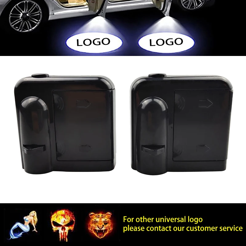 1pcs LED Car Door Light Logo Laser Wireless LED Car Door Logo