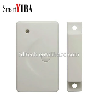

SmartYIBA Wireless Door Window Sensor Magnetic Contact 433MHz door detector Detect Door Open for Home Security Alarm System