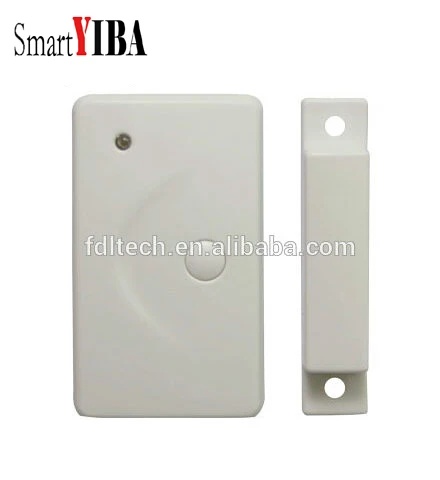 SmartYIBA Wireless Door Window Sensor Magnetic Contact 433MHz door detector Detect Door Open for Home Security Alarm System