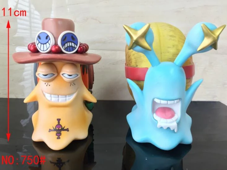 アニメワンピースデンデン Mushi 通信カタツムリパスワード電話昆虫 Pvc ルフィアクションフィギュア模型玩具ボックス 11 センチメートル Aliexpress