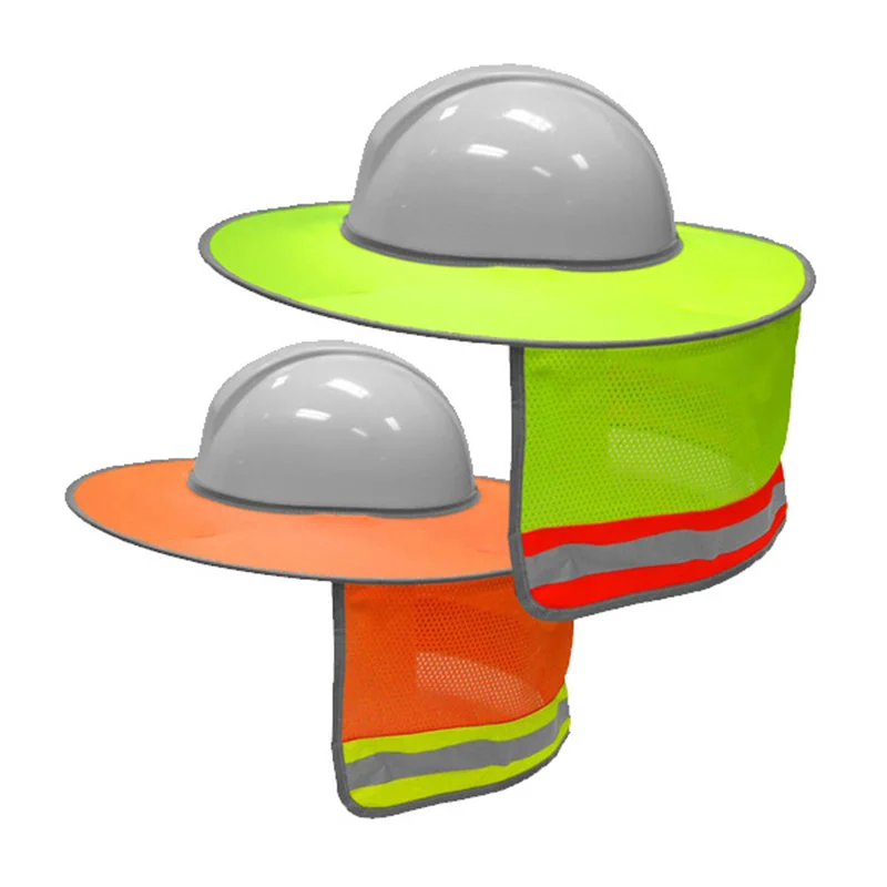 

Sun Shield for Hard Hat High Visibility Reflective Full Brim Mesh Sun Shade Neck Protection S288