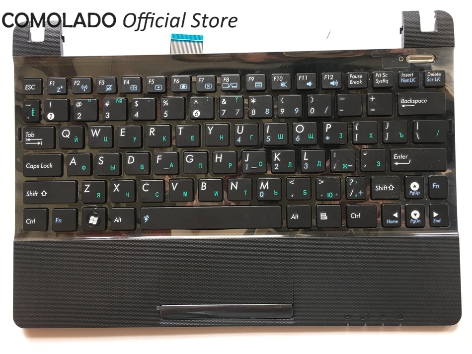 Продажа RU Русская клавиатура для Asus EeePC SeaShell X101 X101H X101CH C чехол Упор для рук верхний чехол Клавиатура ноутбука RU раскладка