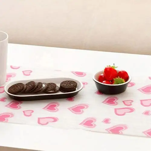 

300cm Cute Polka Dots Shelf Paper Cabinet Drawer Liner Kitchen Table Mat - Multicolor