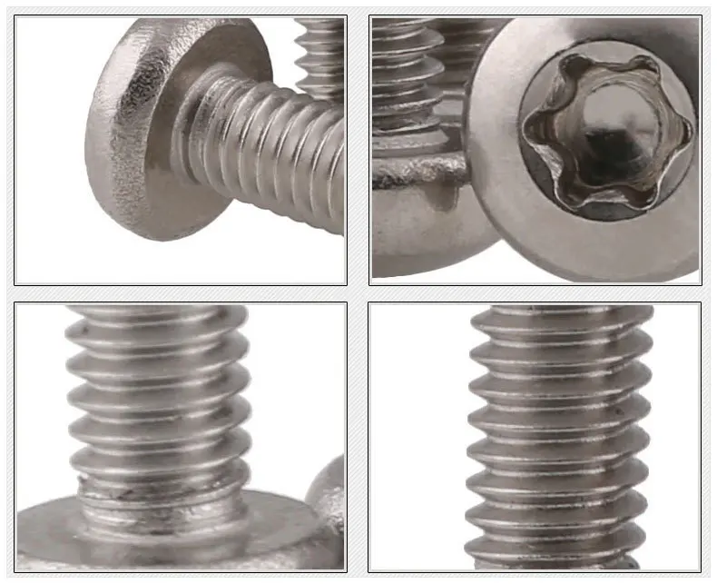 100 шт. M3 gb2672 шесть доли Torx сливы звездообразной гнездо Пан круглая голова машина Шурупы DIY ремонт Бытовая техника