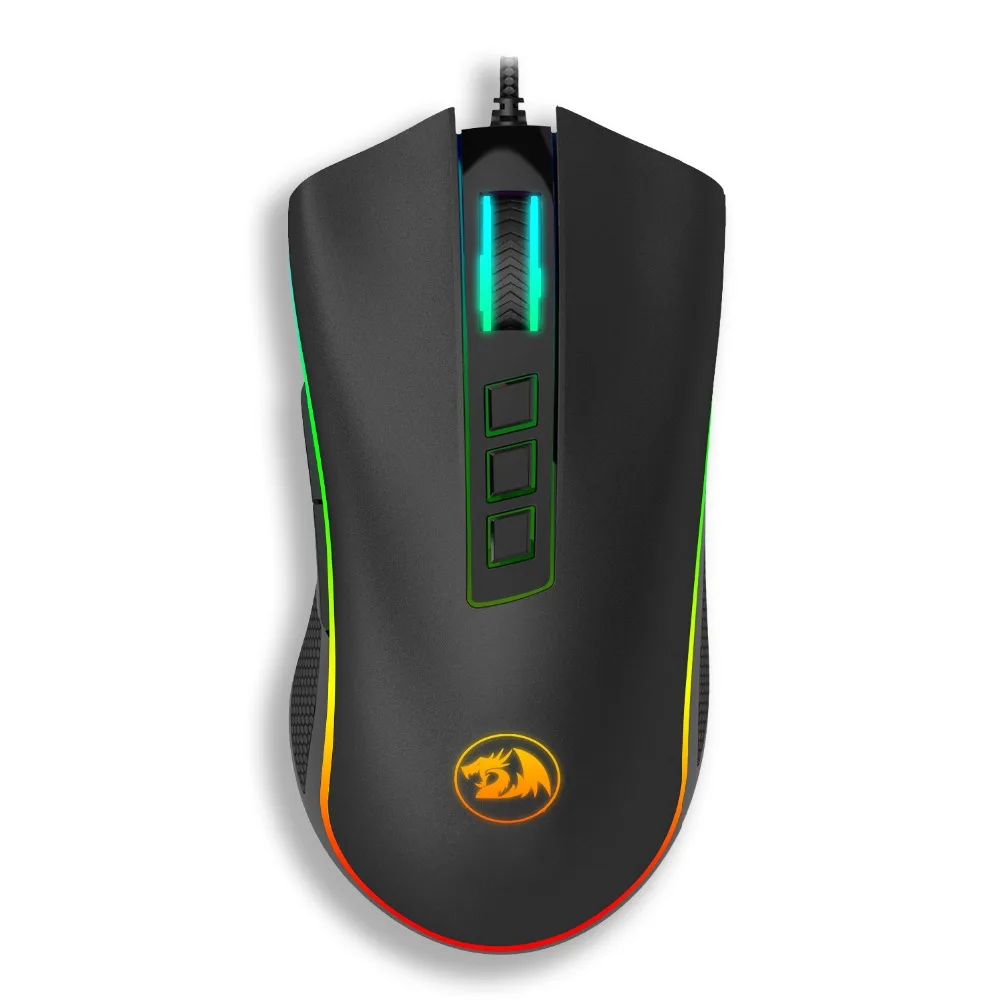 Redragon M711 10000 точек/дюйм проводная Проводная usb мышь игровая 7 программируемых