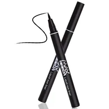 Черная Водостойкая Подводка для глаз, жидкий карандаш, косметика, высокое качество, долговечные вечерние подводки для глаз, инструмент для макияжа, горячая распродажа