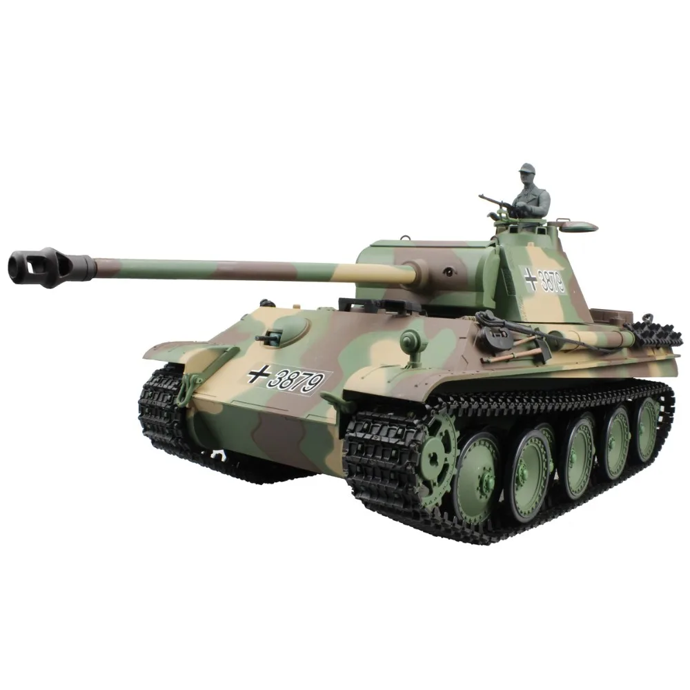 HengLong rc Танк немецкая пантера Тип G боевой танк 2,4 г 1/16 бронированный автомобиль страйкбол Smok& звуковой эффект электронные игрушки для хобби