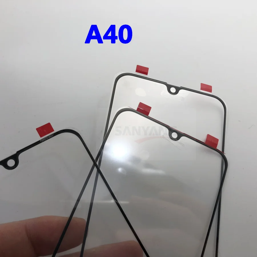 10 шт. внешнее стекло для samsung Galaxy A40 2019 A405 A405F lcd Сенсорная панель экран Переднее