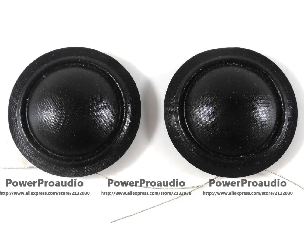 

2 pcs 25.4mm 25.5mm (1") silk diaphragm dome Tweeters voice coil 8 ohm