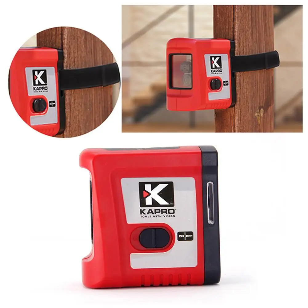 

High Precision 2-Line Infrared Ray Beams Mini Leveler Marker Line Meter Magnetic For Home Decoration Renovation Measuring Tool