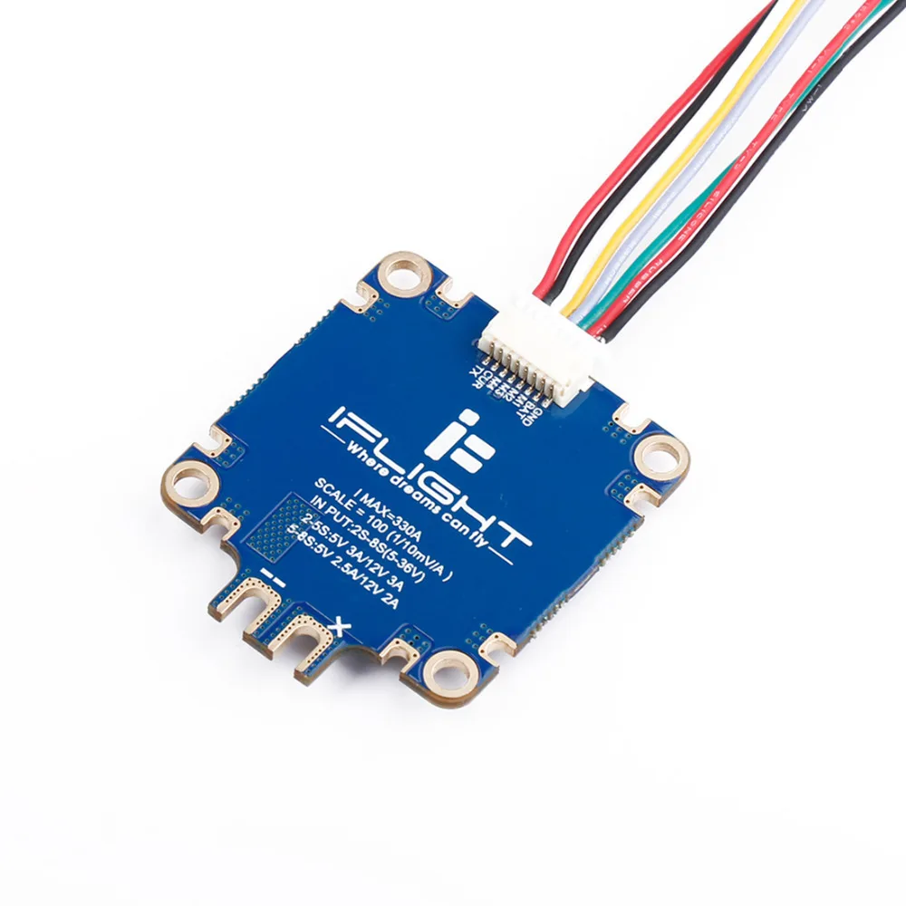 Iflight 36x36 мм sucex Pdb 2-8 s 330a 5-36 v Esc распределительная плата питания с двойным Bec для радиоуправляемого дрона Квадрокоптер, Мультикоптер FPV