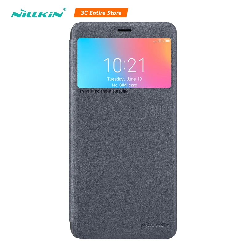Чехол Nillkin для телефона Xiaomi Redmi 6A блестящий кожаный чехол чехлы-книжки с полным