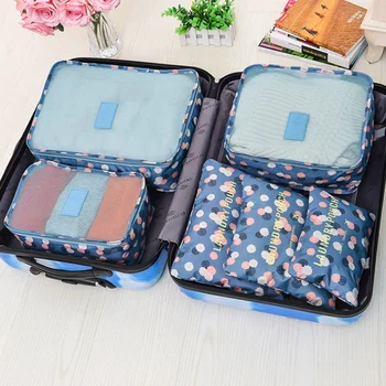 

by dhl or ems 50sets fashion Korean version of the clothing package luggage cloth series includes six