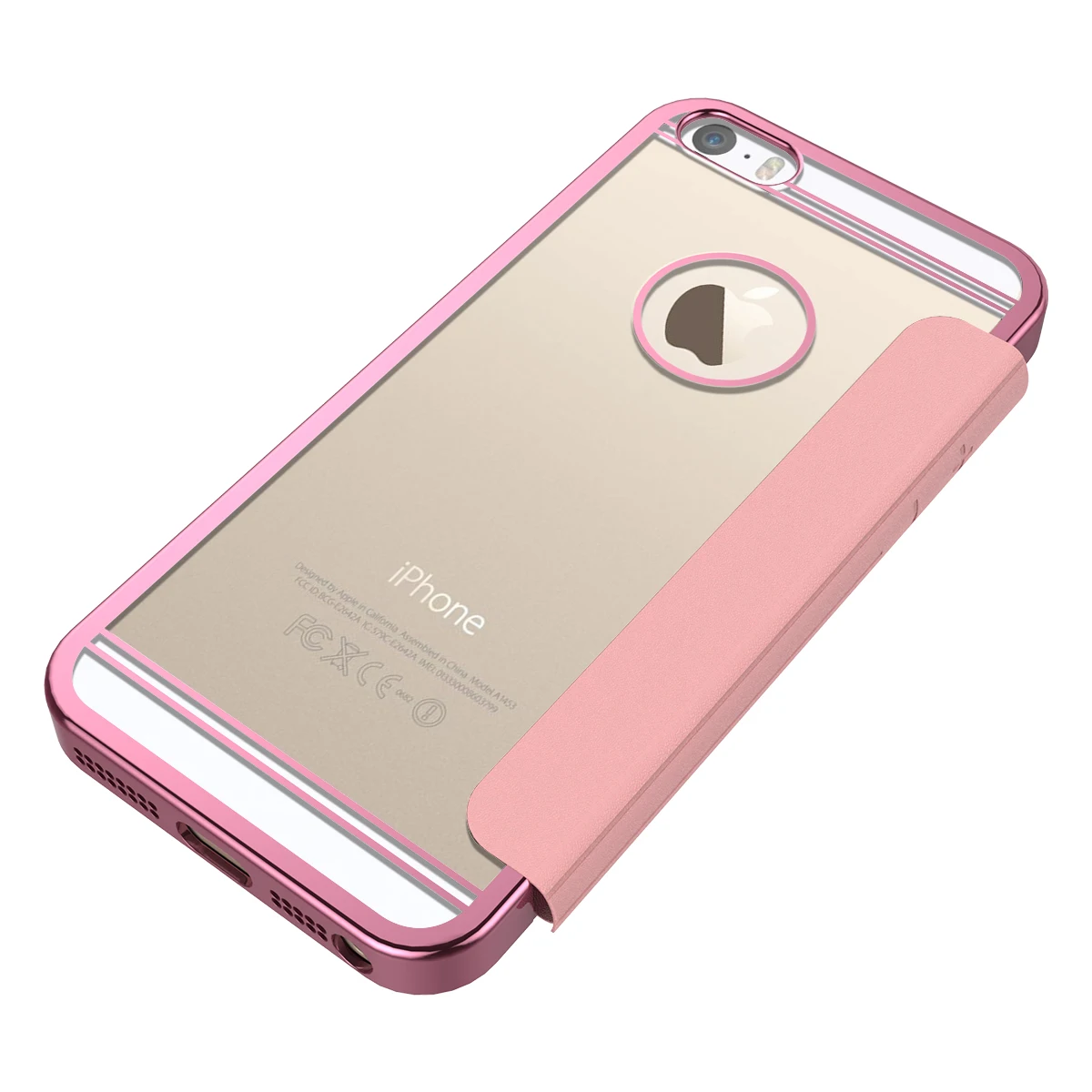 Роскошный зеркальный чехол кошелек с откидной крышкой для Iphone 7 6 6s Plus TPU +