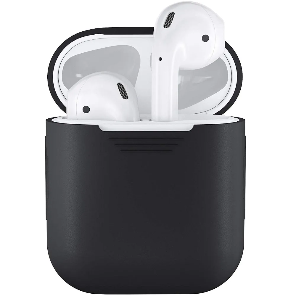 Airpods Case, Protective Thicken Airpods Cover Soft Silicone Chargeable Headphone Case for Apple Airpods Charging Case