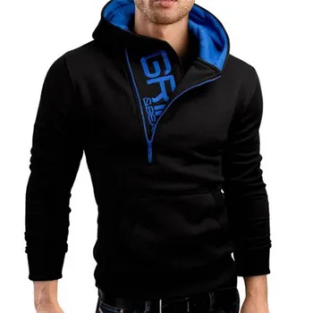 

Chamsgend Nice Pop Men Long Sleeve Hoodie Hooded Sweatshirt Tops Jacket Coat Outwear A#487