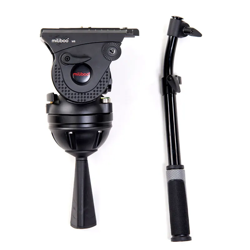 miliboo M8 Broadcast Movie Video Head Load 25kg Aluminum Heavy Duty