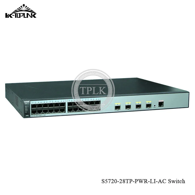 Оригинальный Портативный Ethernet коммутатор Hua wei 24 порта + 4 гигабитных питания SFPs POE