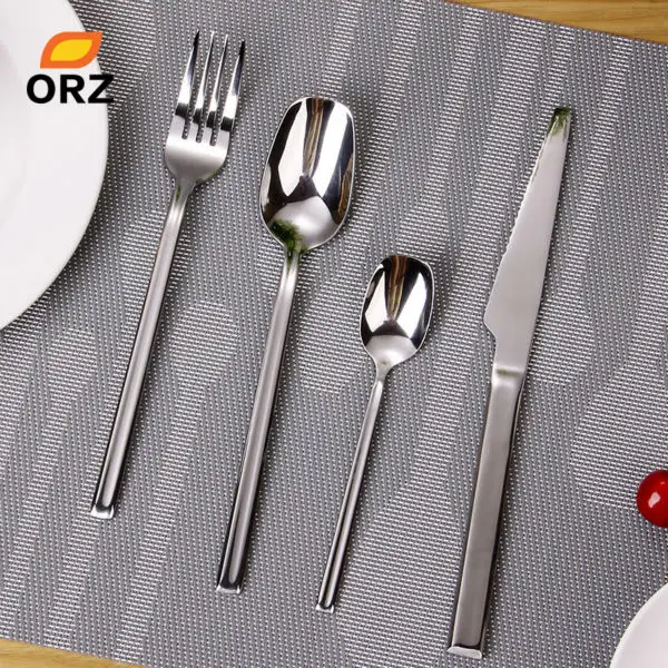 4 PCS/Set High Quality Stainless Steel Dinnerware Flatware Set