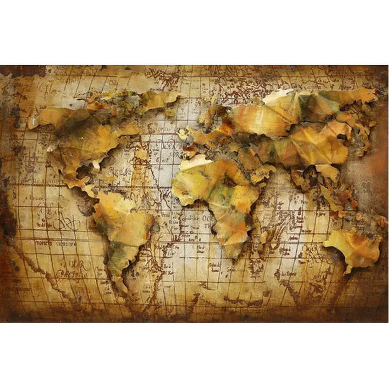 

DIY 5D Square Diamond Painting Cross Stitch Kits"world map"Diamond Embroidery map Full rhinestone Mosaic Pattern Home Decoration