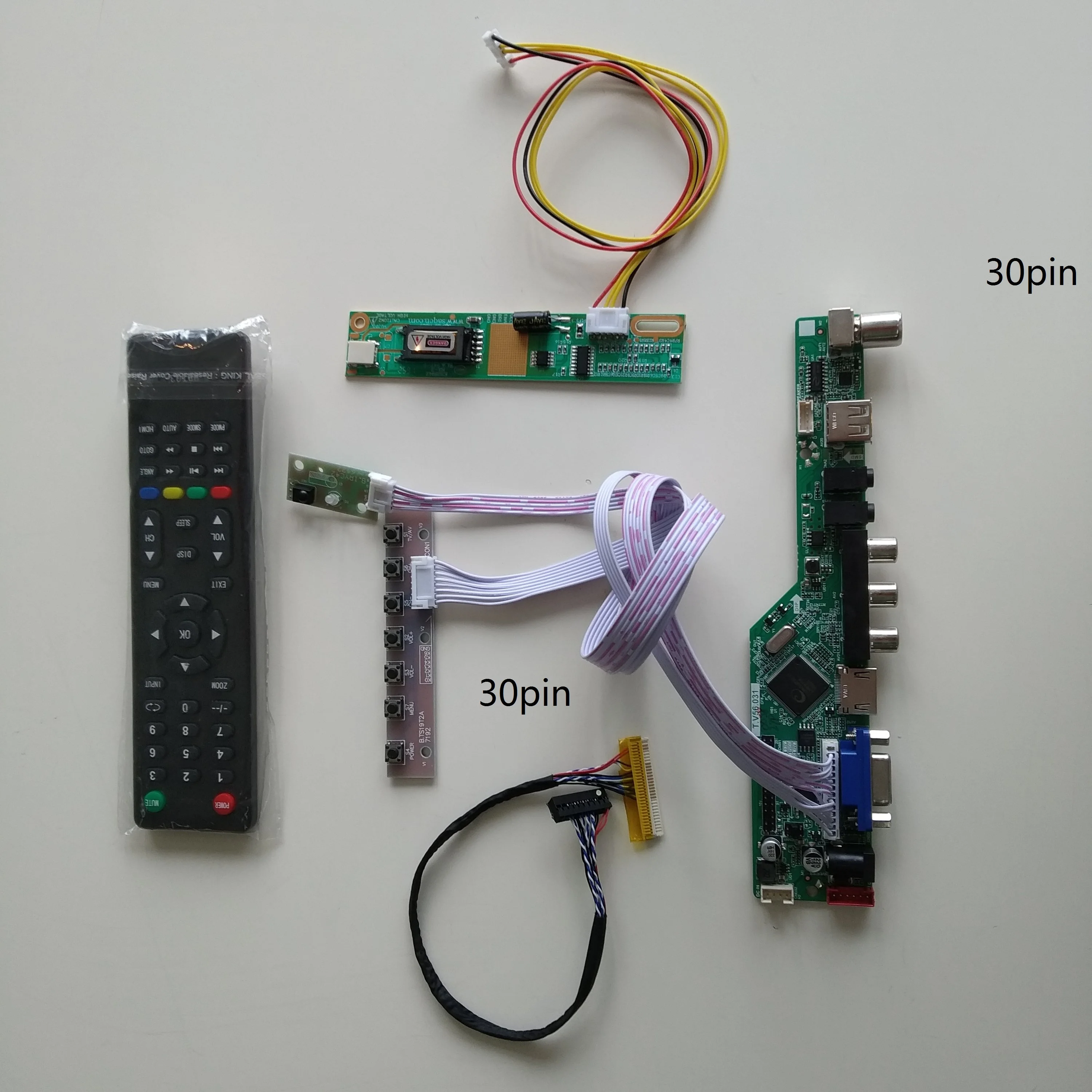 VGA AV аудио ТВ совместимому с HDMI USB ЖК-дисплей светодиодный 1 флуоресцентные лампы