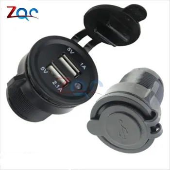 

Splitter Dual USB Port Cigarette Lighter Socket Car Charger Power Adaptor 12-24V Power supply Adapter