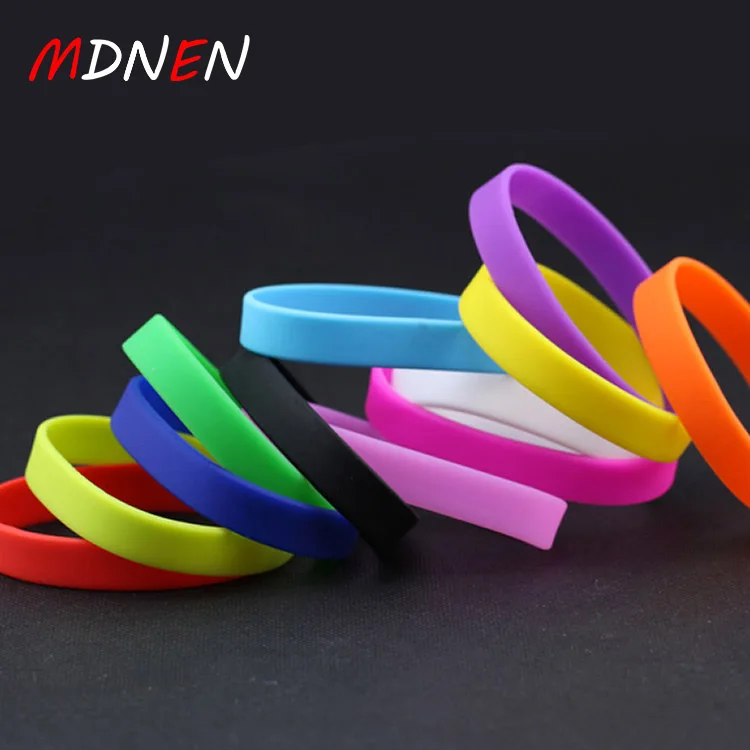 Buy MDNEN Lightweight silicone wristband no word