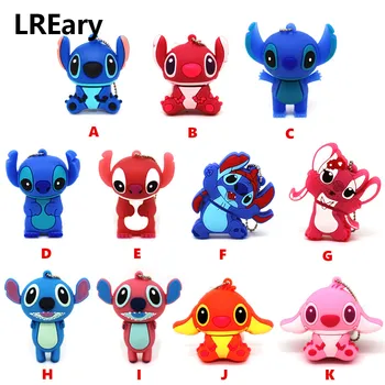 

Cute Cartoon Lilo & Stitch USB Flash Drive stich 32GB 16GB 8GB 4GB Pen Drive memoria stick pendrive 128GB 64GB U disk cle