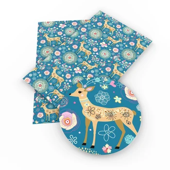 

David accessories cat deer animal Faux Synthetic Leather Fabric DIY Decorative Garment knotbow Bags,c3628