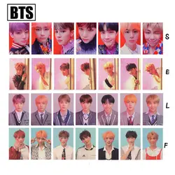 Модные Стиль Новый KPOP BTS Bangtan мальчики любят себя Tear Фотоальбом Карта 7 шт./компл. Бумага карты Self Made ЛОМО карта фотокарта