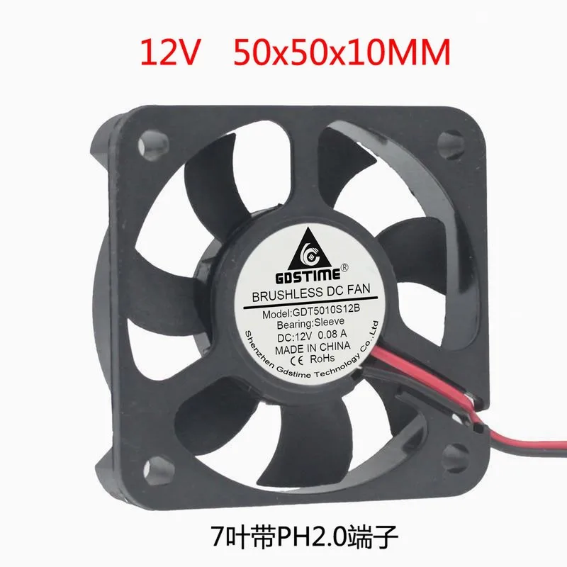 KD1205PFS3 DC12V 1.1W For Sunon electric car charger fan 50*50*10mm
