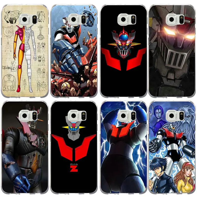 

Cartoon Mazinger Z Printed Soft TPU Cover Shell for Samsung Galaxy S2 S3 S4 S5 Mini S6 S7 S8 S9 S10 Edge Plus Lite Note 8 9