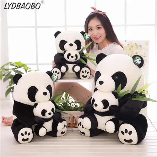 25CM-33CM-Sitting-Mother-Baby-Panda-Plush-Toys-Soft-Stuffed-Dolls-Pillows-Kids-Toy-Gifts-ZJF (5)