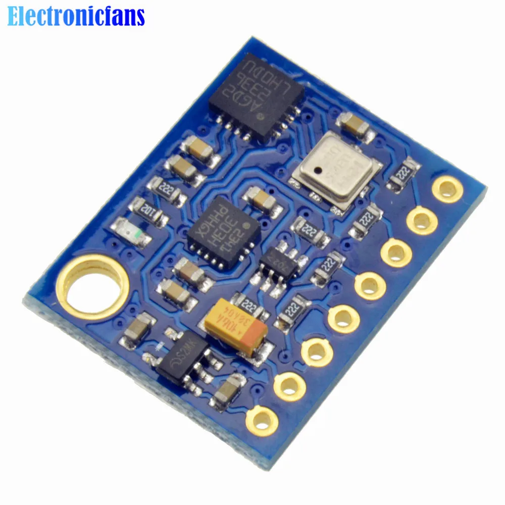 GY-89 10DOF I2C/IIC SPI L3GD20 LSM303D BMP180 Акселерометр, гироскоп магнитометр датчик барометра борту модуль GY89 для Arduino