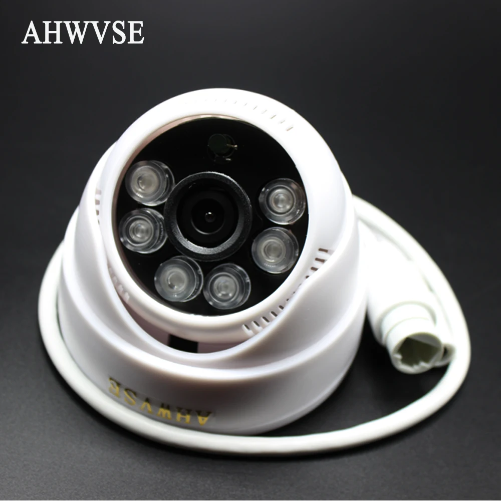 AHWVSE 48V PoE IP Camera CMOS Sensor HD 1080P IP Camera PoE Mini Dome Indoor Camera IP 2 Megapixel Camera